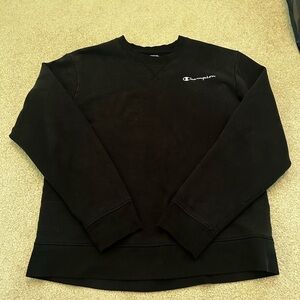 Champion Men's Crewneck Black Sweater